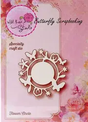 Flower Circle Die Creative Steel Die Cutting Dies WILD ROSE STUDIO SD007 New