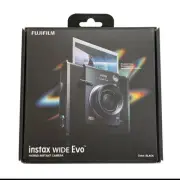FUJIFILM INSTAX WIDE EVO Hybrid Instant Film Camera (Black), FI028