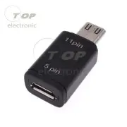 2PCS Micro USB HDTV HDMI Adapter 5 to11 Pin Converter for Samsung Galaxy S3