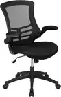 Flash Furniture Mid-Back Black Mesh Swivel Ergonomic Task Office Chair with F...