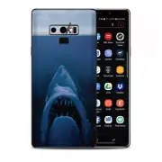 Skins Decal Wrap for Samsung Note 9 - Jaws Great White Under Boat
