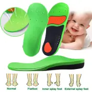 Kids Children Orthotic Cushioning Arch Support Shoe Insole Plantar Fasciitis AU