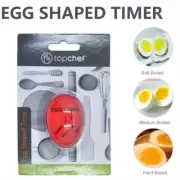 2 PC Egg Shaped Timer Colour Changing Cooking Alarm Portable Kitchen Helper Tool