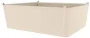 Rev-A-Shelf CBL-242011-1 Classic Closet 24" Cloth Canvas Basket - Beige