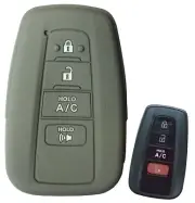 Keyless Entry Key Fob Rubber Remote Cover Fits Toyota Prius Camry Avalon