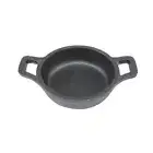 Cast Iron Mini Wok Frying Pan with Handle Durable for Kids Real Cookware Tool