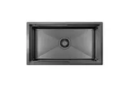 HIGOLD PINIZ Single Bowl Workstation Kitchen Sink - Slide Lip - Nano Coated 1.2mm Thick Stainless Steel - Anti-Scratch - 750mm - PVD Gunblack