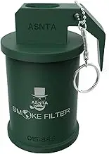 VNASNST Personal Smoke Air Filter - Replaceable HEPA Filter,Suitable for Capturing Smoke and Removing Odors in Cars, Offices and Bedrooms, Durable for 500 Times of Use, Easy Breathing (Green)