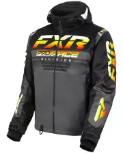 FXR RRX 24 Mens Snow Jacket Black/Charcoal/Inferno