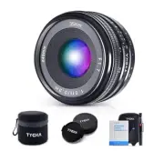 TYCKA 35MM/1.7F Lens Manual Focus For Sony E-Mount APS-C Mirrorless Camera