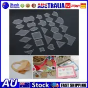 54Pcs Acrylic Quilt Quilting Template Sewing Ruler DIY Tools For Patchwork Craft