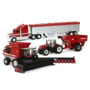 ERTL 1/64th Massey Ferguson 4 Piece Harvesting Set 16260