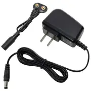 HQRP AC Adapter+Battery Snap Connector for Dogtek Sonic BirdHouse Bark Control