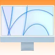 Apple iMac 2021 (M1, 8GB RAM, 256GB, Blue) - Excellent