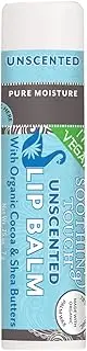 Soothing Touch Lip Balm, Vegan Unscented, 0.25 Ounce