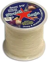 Pepperell Stretch Magic 0.5mm Bead and Jewelry Cord, 100m, Clear