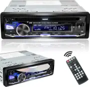 Car Radio Stereo with CD DVD Player Bluetooth Audio Receivers Single DIN