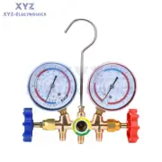 AC Manifold Gauge Valve 3-Way Fit R12 R22 R404A R134A Refrigeration Charging