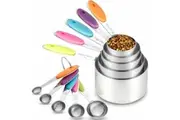 Ape Basics: Stainless Steel Measuring Cups & Spoons (Set of 10)