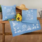 Herrschners® Geese on Blue Set Stamped Embroidery