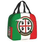 a1648 Sardegna Quattro Mori Insulated Lunch Tote Bag of Sardinia Portable Bento Box School sz157