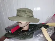 AUSTRALIAN ARMY GIGGLE BOONIE HAT OLIVE GREEN WIDE BRIM - LARGE REPRODUCTION