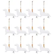 12x LVD Dachsund Hanger Decorative Hanging Sculpture Ornament Home/Lounge Decor