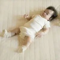 在飛比找momo購物網優惠-【MARURU】日本製寶寶有機棉包屁衣 洞洞款(日本有機棉 