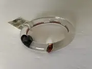 Vintage Marlene McKibbin Designer Acrylic Bangle Bracelet England New I Magnin
