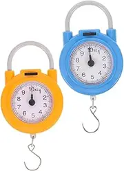 LIFKOME 2pcs Portable Electronic Weight Scale with Hook High Precision for Luggage Travel and Home Use Durable Smart Design for Accurate Weighing