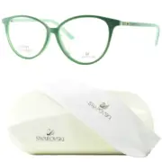 NEW!! SWAROVSKI SK5136- 095 Light Green Full Rim Womens Optical Frame