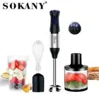 1000W Kitchen Immersion Blender, 4-In-1 Stainless Steel Handheld Blender Mixer
