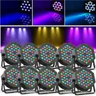 108W PAR Can Light RGBW Color Mixing Strobe LED Stage Lighting Dmx DJ Party Club