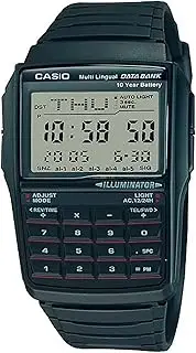 [Casio] DBC-32-1A Black Classic Databank Unisex Digital Calculator Watch