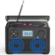 CD Player Vintage 4000mAh Bluetooth Music Disk Album Disc CD Player8274
