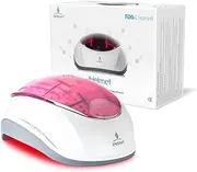 iHelmet Laser Hair Growth System (FDA Cleared), Hair Regrowth Helmet & Laser Cap, Hair Loss Treatment for Men and Women, Low Level Laser Therapy for Hair Growth, Anti-Thining Treatment，88 Pink