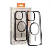 Redefine Metal Magnetic Transparent Mag safe Case for iPhone 14 Pro Max - Black