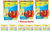 3 Little Tikes Grow With Me Set - Bowl Lid Utensils + 6 BONUS Reusable Placemats