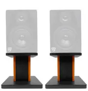 Rockville 8” Wood Studio Monitor Speaker Stands For Rockville APM5B