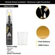 Touch up Paint for Dacia Lodgy Code: 377 Jaune Tournesol