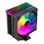GameMax Sigma 550 Infinity BK Tower CPU air cooler Painted black Five thermal tubes ARGB lighting effects