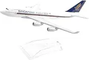 for Singapore Airways B747 Model Airplane Diecast Metal 1/400 Scale Planes 16cm
