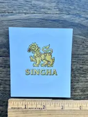 SINGHA BEER STICKER Brew Brewing Taiwan Brewery Water Bottle Decal Snowboard