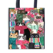 Wintry Cats Reusable Shopping Bag by Galison 9780735381476 Tote bag