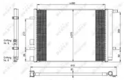 RTG Air Conditioning Condenser Fits Hyundai i20 2008-2010 1.2 1.4 1.6