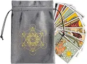 Tarot Bags and Pouches | Tarot Deck Storage Bag,Soft Velvet Pouch for Tarot Cards, Crystals, Cosmetics, Jewelry Wrap Bags, Drawstring Storage Bag