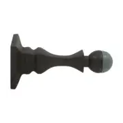 Deltana BDH35 3-1/2" Solid Brass Baseboard Door Bumper Door Stop