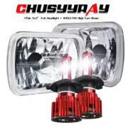 5x7" 7x6 LED Headlight Hi/Lo DRL For Chevy Express 1500 2500 3500 4500 Cargo Van
