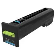 Lexmark CS820/CX825/CX860 CYAN RETURN PROGRAM TONER CARTRIDGE 8K