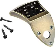 rockible Mandolin Tailpiece Musical Instrument Parts, Mandolin Accessories, Mandolin Part with Screws